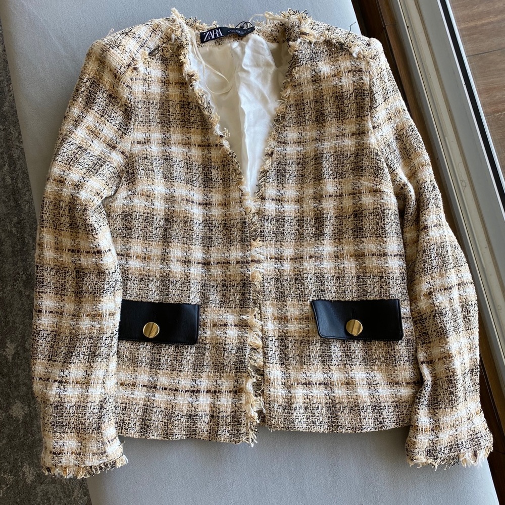 Zara tweed blazer